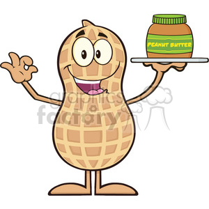 300x300 Royalty Free 8632 Royalty Free Rf Clipart Illustration Peanut