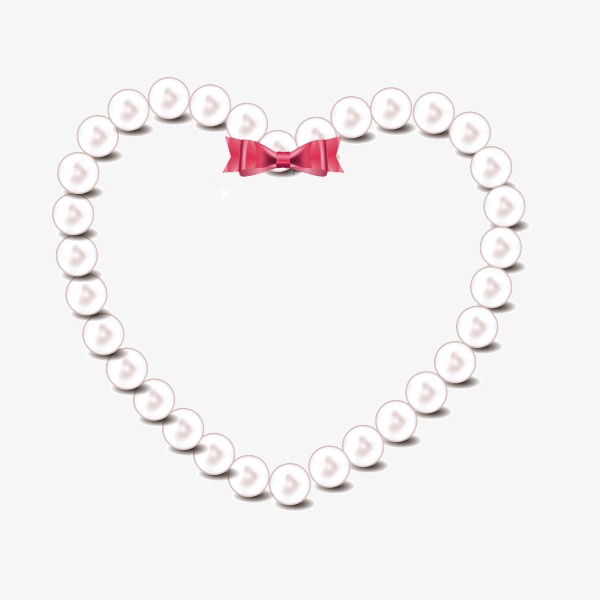600x600 Pearl Necklace,vector,love,decorative Pattern, Love Vector