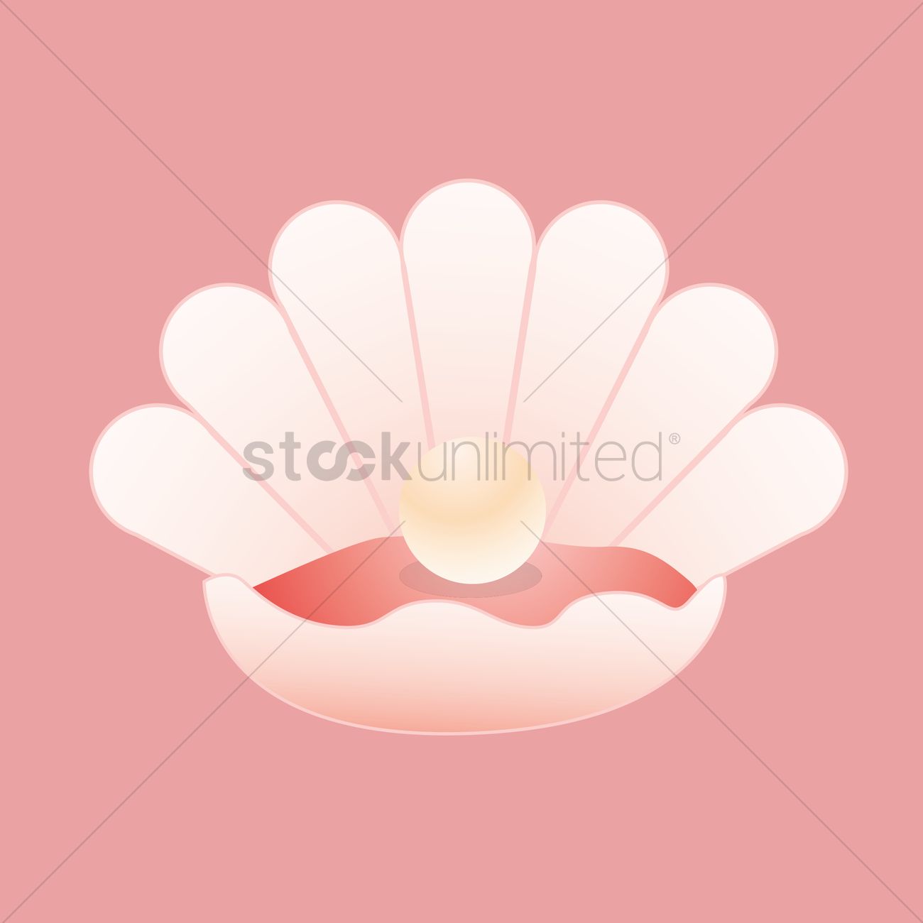 1300x1300 Pearl Vector Image