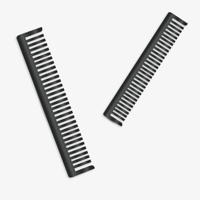 650x651 Vector Dos Peines Black Hembra Peine El Cabello Png Y Vector Para