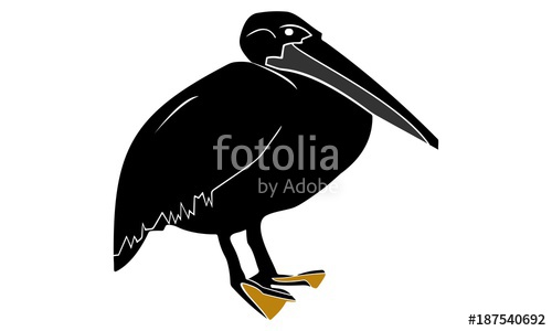 500x300 Image Of The Pelican Vector Stock Image And Royalty Free Vector