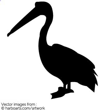 335x355 Download Pelican Silhouette