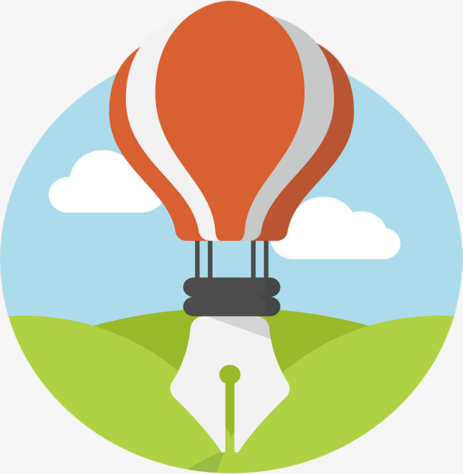 650x666 Pen Tip Hot Air Balloon, Vector Png, Hot Air Balloon, Pen Png And