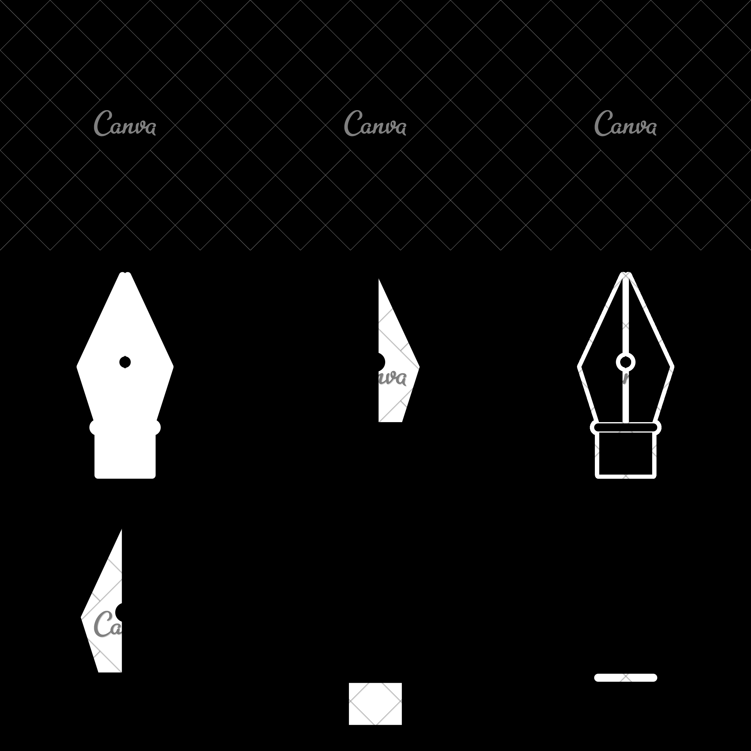 2400x2400 Pen Tip Vector