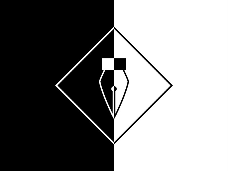 800x600 Pen Tool Geometric Vector Icon By Bradley Lancaster