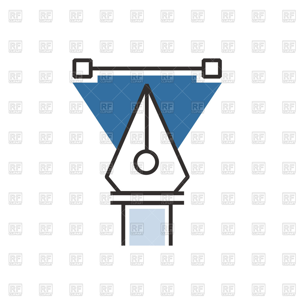1200x1200 Blue Pen Tool Icon