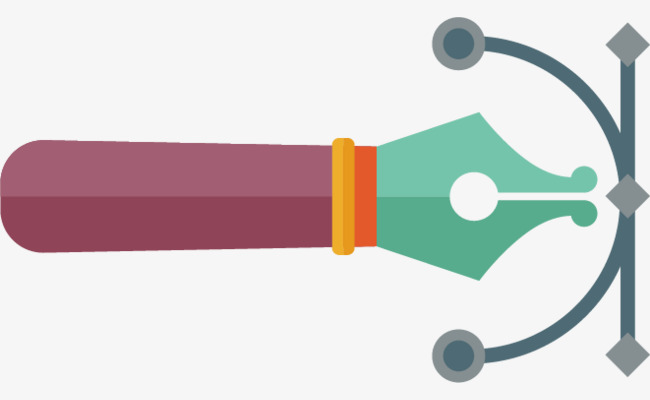 650x400 Vector Pen Tool, Pen Vector, Flat, Draw Png And Vector For Free