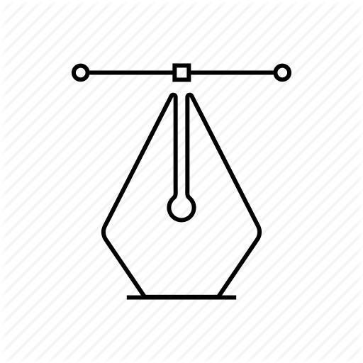 512x512 Editable, Graphic, Illustration, Path, Pen, Tool, Vector Design Icon