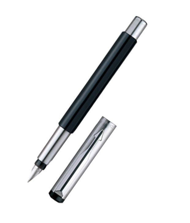 620x726 Parker Vector Mettalix Ct Fountain Pen (Black) Buy Online