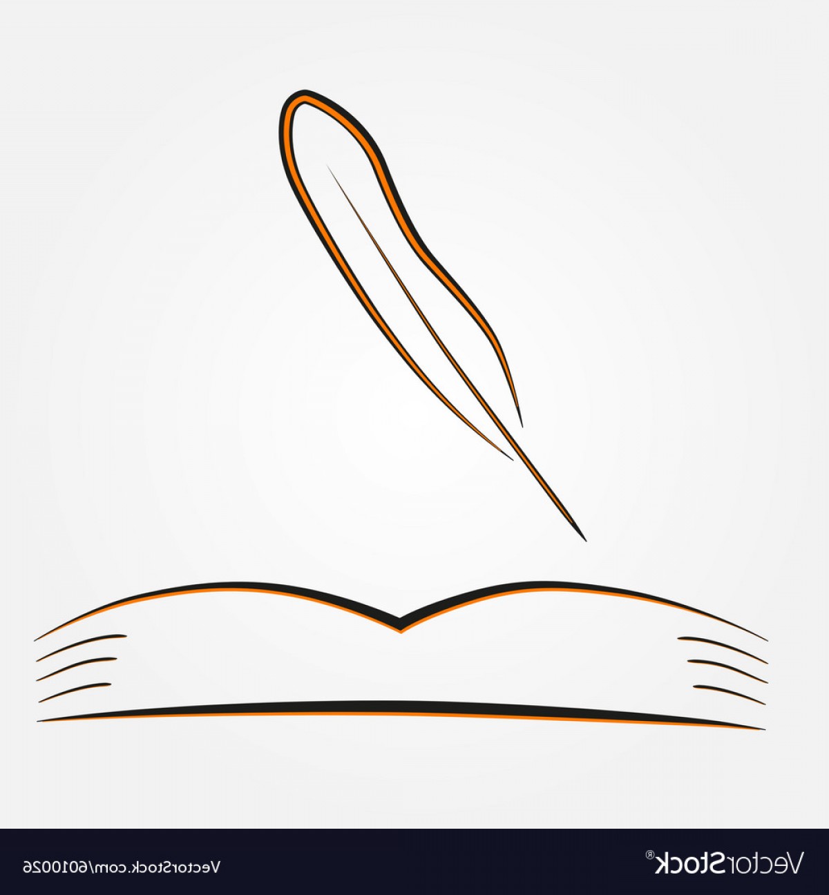 1200x1296 The Open Book And Pen Vector Orangiausa