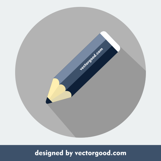 512x512 Free Vector Cdr Pencil Icon By Vectorgood