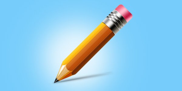 600x300 Free Pencil Icon (Vector Psd) Psd Files, Vectors Amp Graphics