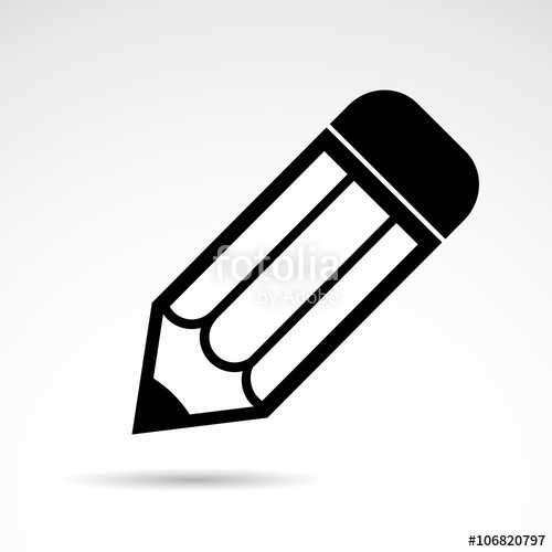 500x500 Pencil Vector Icon. Stock Image And Royalty Free Vector Files On