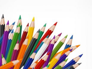 310x233 Colorful Pencil Background Free Vector Free Vectors Ui Download