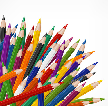 372x368 Colored Pencils Free Vector Download (24,531 Free Vector) For