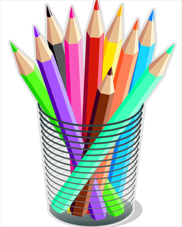 600x748 Pencil Vectors