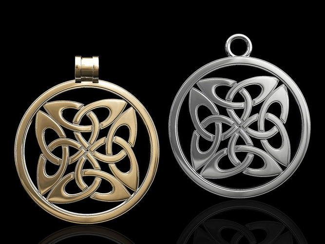 667x500 Dara Knot In Vector Way Pendant 3d Printable Model