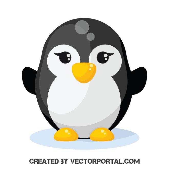 660x660 Cartoon Penguin Vector Art