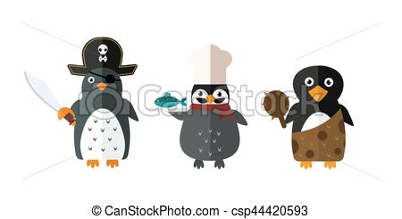 450x245 Penguin Vector Animal Character Illustration. Penguin Vector