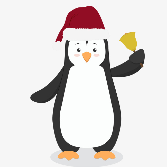 650x651 Christmas Cartoon Penguin Vector, Christmas Vector, Cartoon Vector
