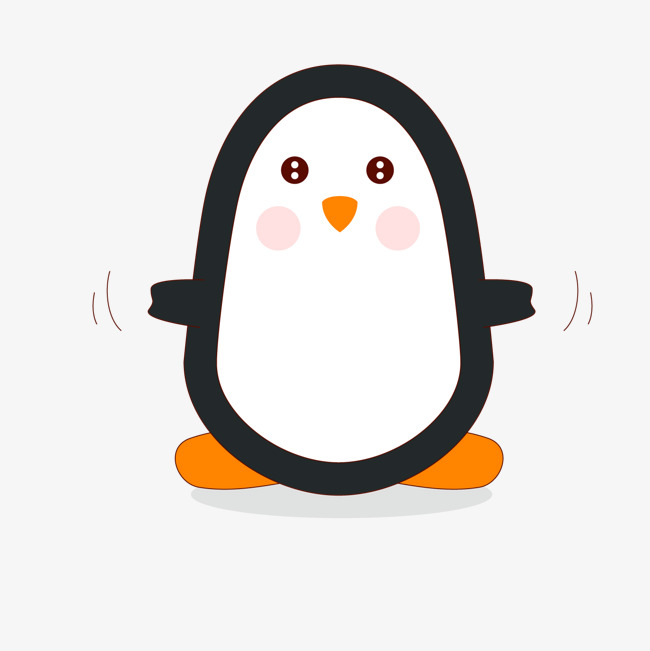 650x651 Cute Cartoon Penguin Vector, Cartoon Vector, Penguin Vector
