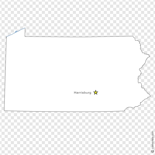 500x500 Pennsylvania (Pa) Us State Free Vector Map