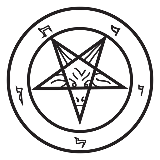 512x512 Pentagram Vector