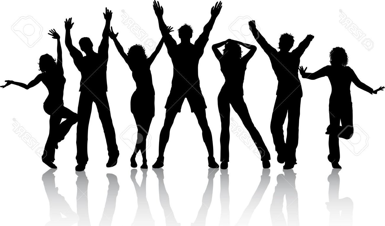 1300x765 Top Silhouettes Of People Dancing Vector Images