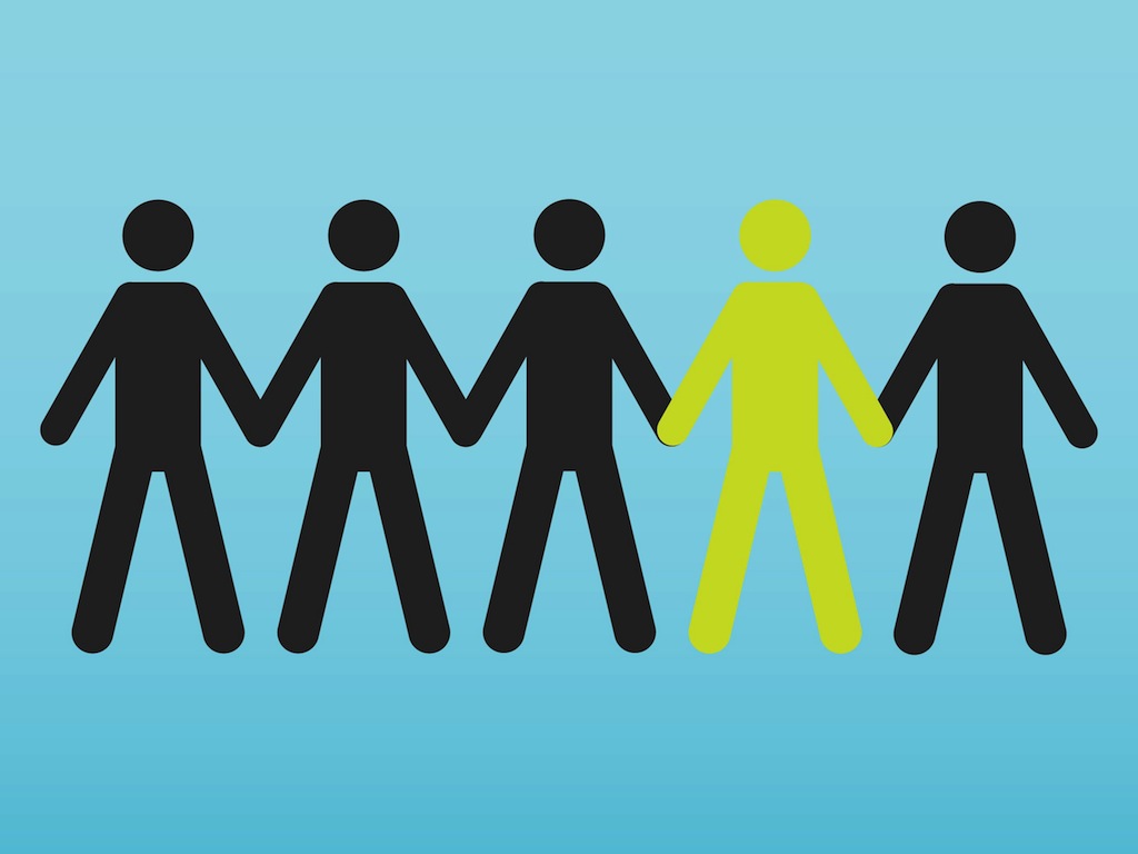 1024x768 People Holding Hands Vector Art Amp Graphics
