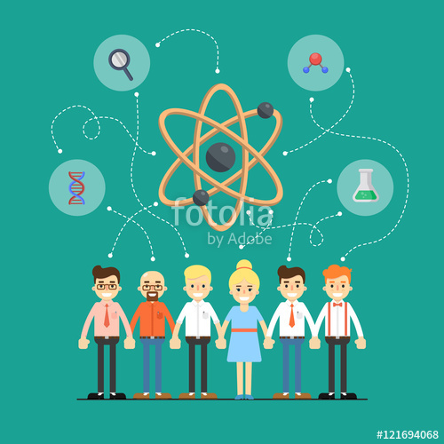 500x500 Social Network And Teamwork Banner With Group Of People Holding
