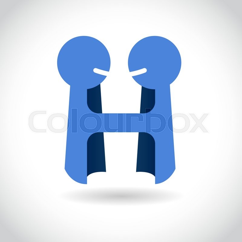 800x800 Vector Stock Logo Template Business Agreement And Partnership, Two