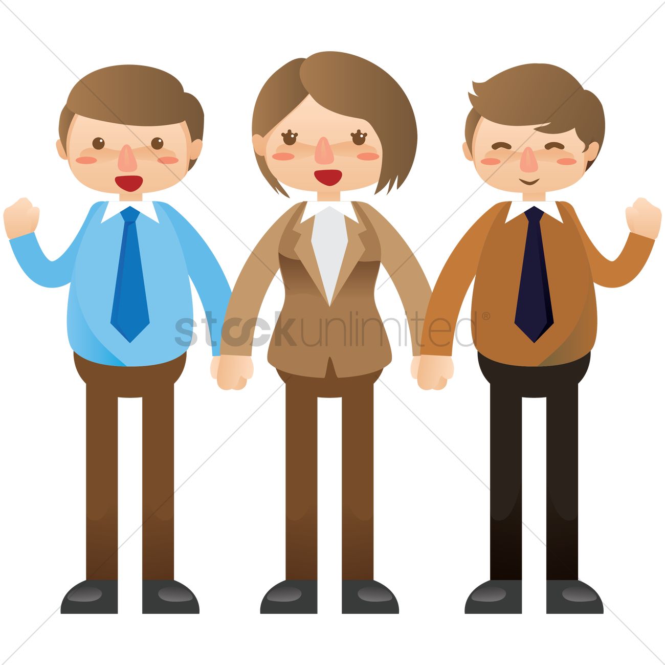 1300x1300 Business People Holding Hands Vector Image