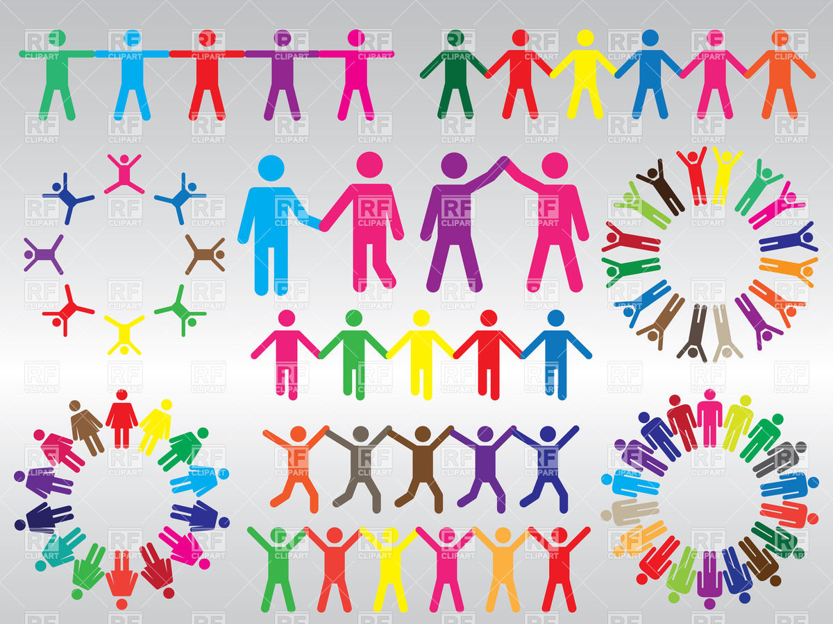 1200x900 Colorful People Icons