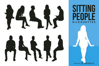 390x260 People Sitting Vector Graphics To Download