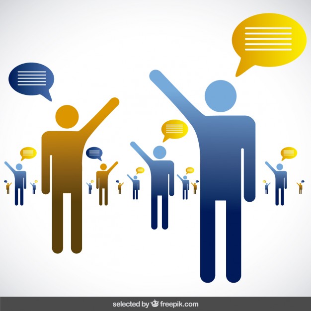 626x626 People Talking Vector Free Download