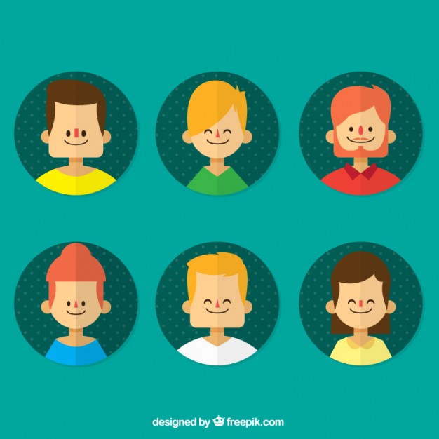 626x626 Cartoon People Vector Free Download