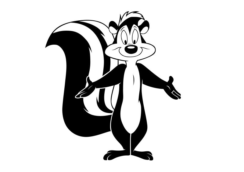 800x566 Le Pew Free Vector
