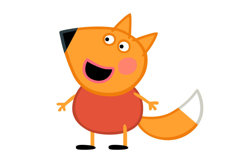 800x566 Freddy Fox Peppa Pig Character Free Vector
