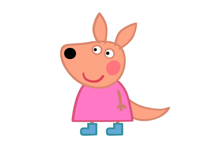 800x566 Kylie Kangaroo Peppa Pig Character Free Vector