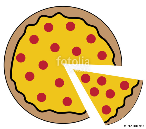 500x444 Pepperoni Pizza Stock Image And Royalty Free Vector Files On