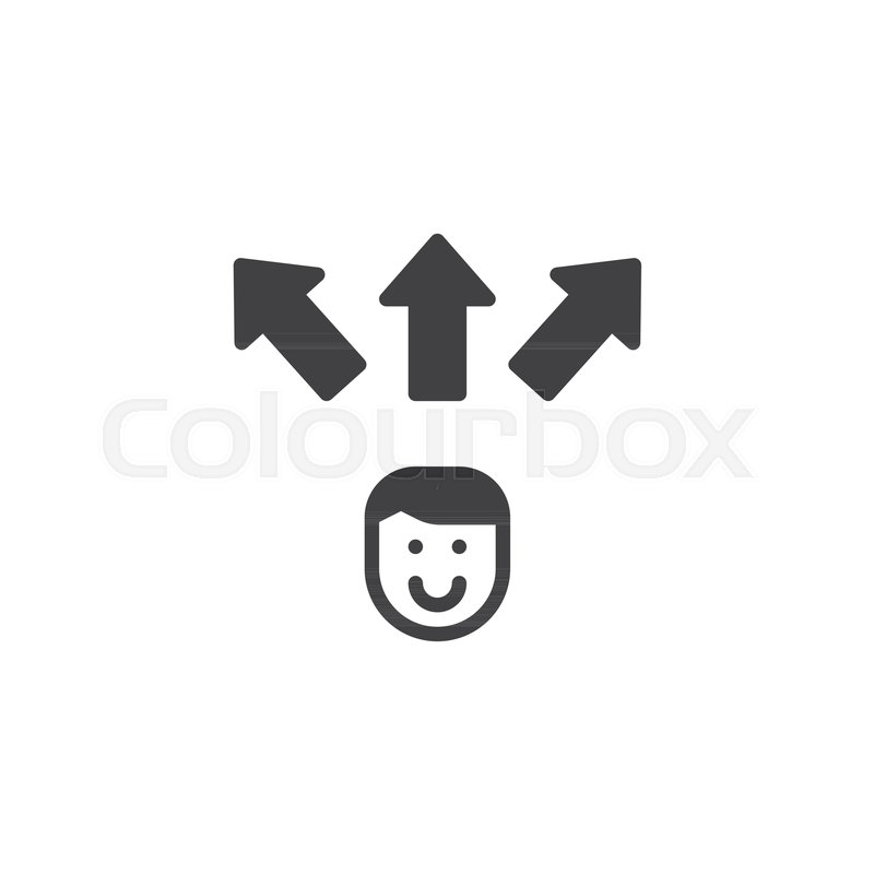 800x800 Confused Man Vector Icon. Filled Flat Sign For Mobile Concept And