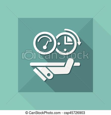 450x470 Quick Performance Vector Clipart