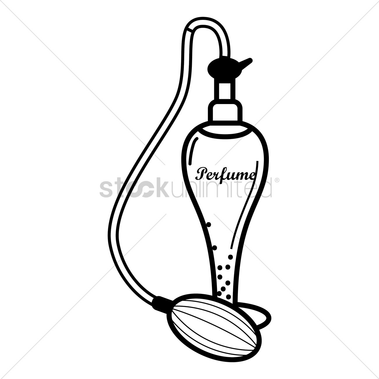 1300x1300 Perfume Bottle Vector Image