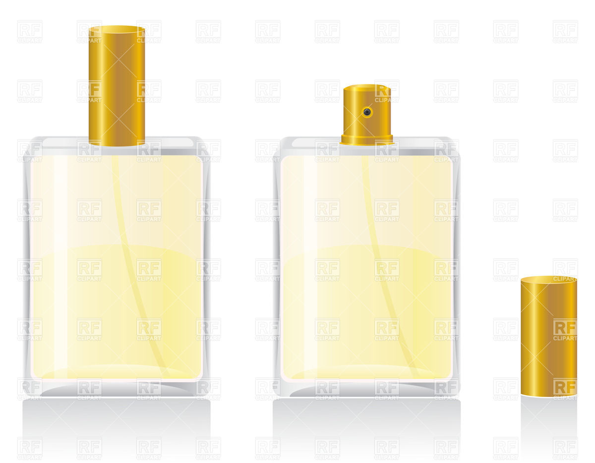 1200x933 Perfumes In Square Glass Bottle Vector Image Vector Artwork Of