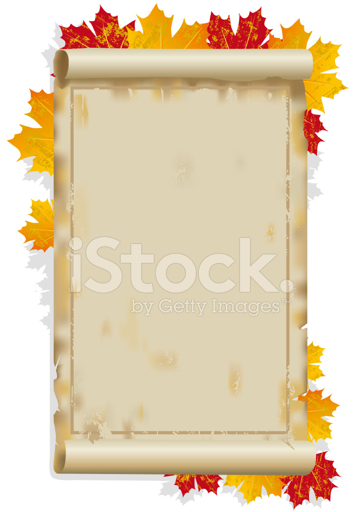 723x1024 Pergamino De Stock Vector