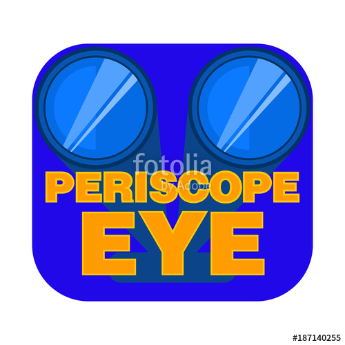 500x500 Sea Eye Periscope. Vector Image Of A Periscope Icon. Stock Image