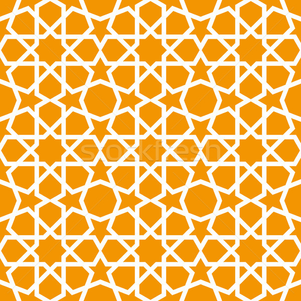 600x600 Seamless Ornamental Pattern In Arabic Style Background