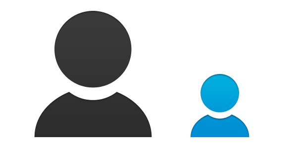 600x300 Person Icon Vector Psd Psd Icons