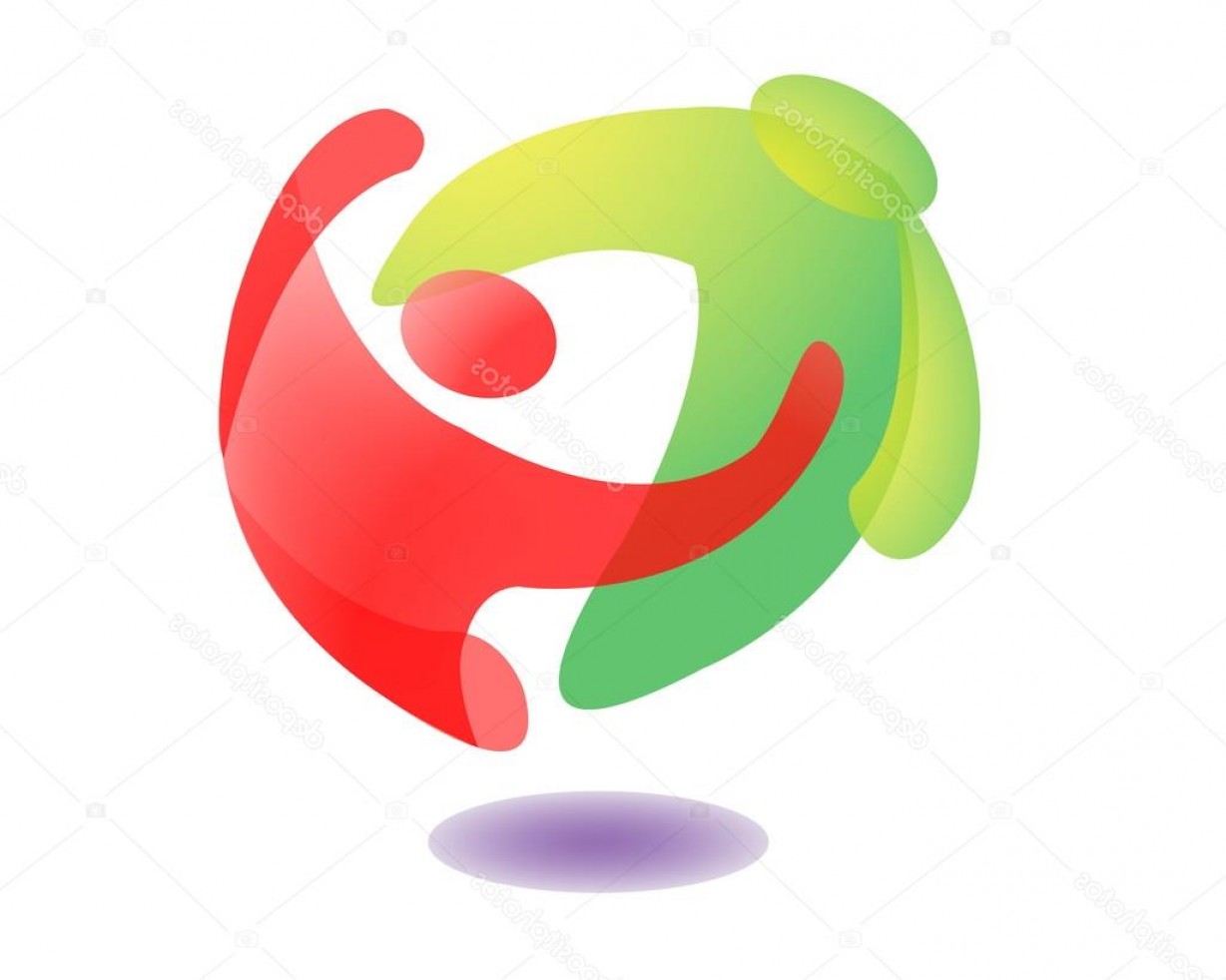 1228x982 Stock Illustration People Hug Logo Icon Orangiausa
