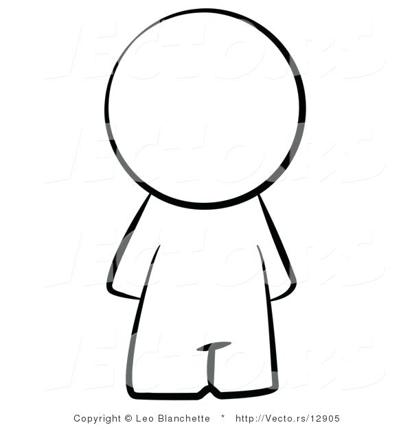 600x620 Body Outline Clipart